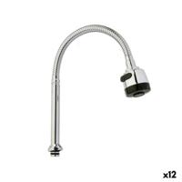 Kitchen Tap Kinvara 179 179 Zwart Zilverkleurig Rubber Metaal Plastic Uitschuifbaar Multifunctioneel (12 Stuks)