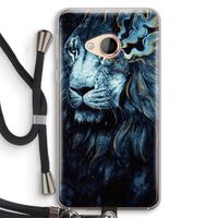 Darkness Lion: HTC U Play Transparant Hoesje met koord