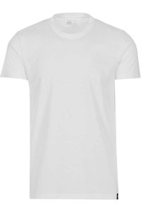 TRIGEMA Slim Fit T-Shirt ronde hals wit, Effen