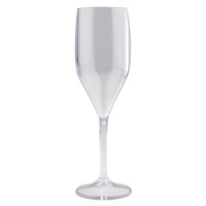 Champagne/prosecco flutes glazen transparant 150 ml van onbreekbaar kunststof