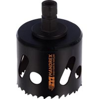 Gatzaag 22mm M3 45mm diep Mandrex Bi-metaal EasyXcut met Quick Adapter