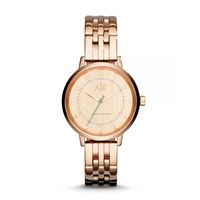 Horlogeband Armani Exchange AX5362 Staal Rosé 16mm