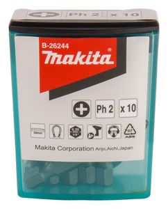 Makita Accessoires Schroefbit PH2X50mm 10 stuks - B-26244