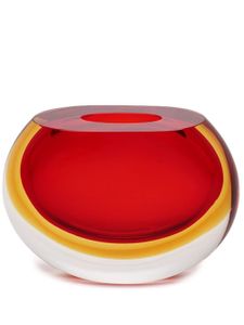 Gardeco vase 92 bicolore en verre de Murano - Rouge