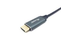 Equip 133415 video kabel adapter 1 m USB Type-C HDMI Type A (Standaard) Zwart, Grijs - thumbnail