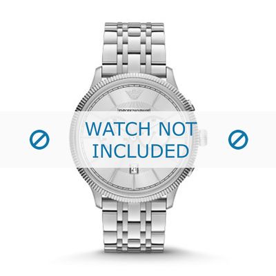 Horlogeband Armani AR1796 Staal 22mm