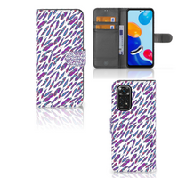 Xiaomi Redmi Note 11/11S Telefoon Hoesje Feathers Color - thumbnail