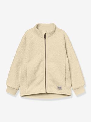 Jas van teddyfleece met rits MATCEDRIC MINI A TURE zandbeige