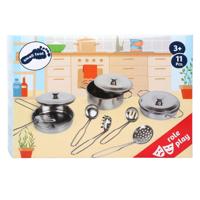 Small Foot metalen pannenset, 11dlg, Small Foot metalen pannenset, 11dlg,