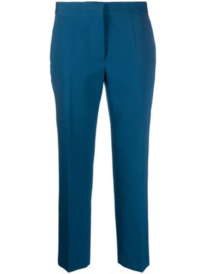 Jil Sander pantalon de tailleur à coupe courte - Bleu