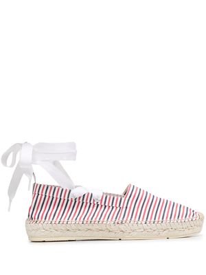 Thom Browne espadrilles à bride cheville - Rouge