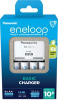 Panasonic BQ-CC51E lader + 4 Eneloop AA batterijen