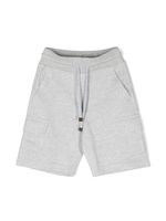 Brunello Cucinelli Kids short à poches cargo - Gris