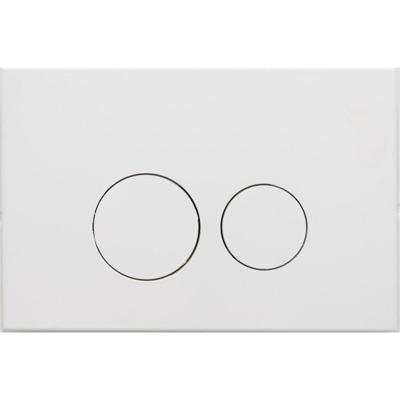 QeramiQ Dely Swirl Toiletset - 36.3x51.7cm - Geberit UP320 inbouwreservoir - met Burda frame - slim zitting - mat witte metalen bedieningsplaat - ronde knoppen - wit glans 0701131/SW706190/SW1000766/SW1026256