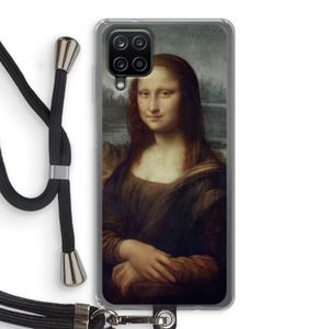 Mona Lisa: Samsung Galaxy A12 Transparant Hoesje met koord