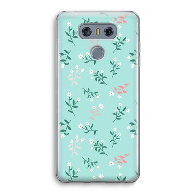 Small white flowers: LG G6 Transparant Hoesje