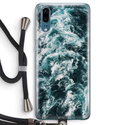 Zee golf: Huawei P20 Transparant Hoesje met koord
