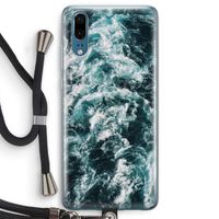 Zee golf: Huawei P20 Transparant Hoesje met koord