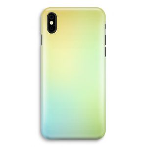 Minty mist pastel: iPhone Xs Volledig Geprint Hoesje