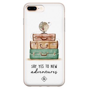 iPhone 8 Plus/7 Plus siliconen hoesje - Wanderlust