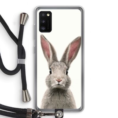 Daisy: Samsung Galaxy A41 Transparant Hoesje met koord