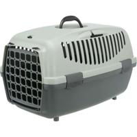 TRIXIE Capri 3 transportbox - S - 40 x 38 x 61 cm - Antraciet, grijs en groen - Voor honden