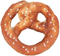 TRIXIE DENTA FUN PRETZEL MET EENDENBORST 9 CM 40 GR 100 ST