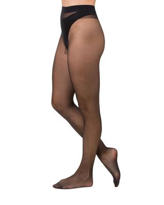 HEMA Invisible panty gloss 20 denier zwart (zwart)