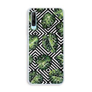 Geometrische jungle: Huawei P Smart Pro Transparant Hoesje