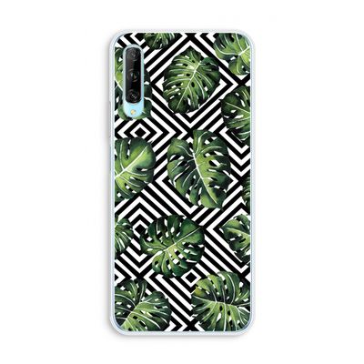 Geometrische jungle: Huawei P Smart Pro Transparant Hoesje