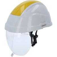 Werkveiligheidshelm met gelaatsbescherming, geel KS Tools 117.0136