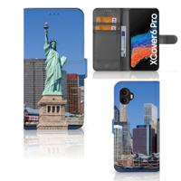 Samsung Galaxy Xcover 6 Pro | Flip Cover | Vrijheidsbeeld | Portemonnee hoesje