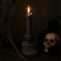 Donkerpaarse drip kaarsen 26x2 cm - Set van 2 in giftbox