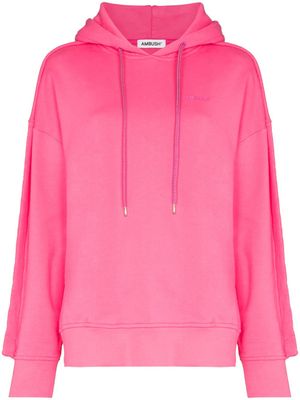 AMBUSH hoodie à logo brodé - Rose