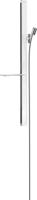 Hansgrohe Unica glijstang E 90 cm met doucheslang, wit/chroom