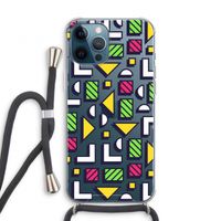 8-bit N°4: iPhone 12 Pro Transparant Hoesje met koord
