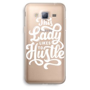 Hustle Lady: Samsung Galaxy J3 (2016) Transparant Hoesje