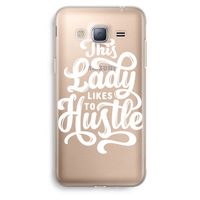 Hustle Lady: Samsung Galaxy J3 (2016) Transparant Hoesje