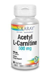 Solaray Acetyl L-carnitine 500mg (30 vega caps)