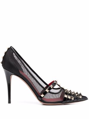 Valentino Garavani escarpins à détails de clous - Noir