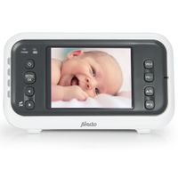 Babyfoon met camera en 2.4"" kleurenscherm Alecto Wit-Antraciet - thumbnail