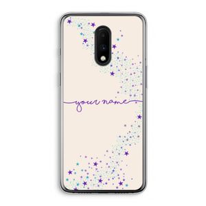 Sterren: OnePlus 7 Transparant Hoesje