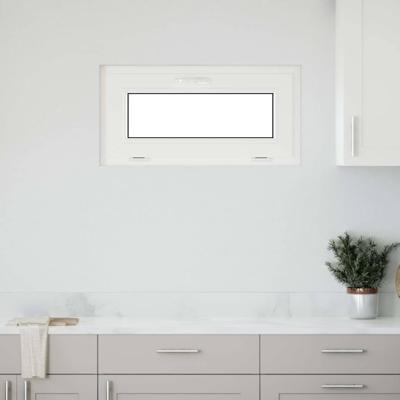 Kelderraam "RISOR" 80x40 cm 3 glas kiepbaar antraciet