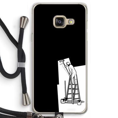 Musketon Painter: Samsung Galaxy A3 (2016) Transparant Hoesje met koord