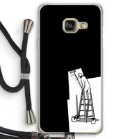 Musketon Painter: Samsung Galaxy A3 (2016) Transparant Hoesje met koord
