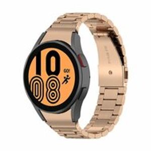 Samsung Galaxy Watch 4 - 40mm / 44mm - Stalen schakelband - Rosé goud