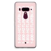 Hotline bling pink: HTC U12+ Transparant Hoesje