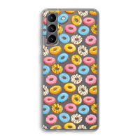 Pink donuts: Samsung Galaxy S21 Transparant Hoesje