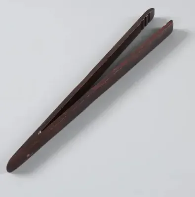 Houten pincet bamboe donker - Grennn