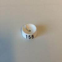MB wit/zwart 158 voor op kledinghanger